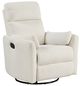 Homelegance® Desso Beige Swivel Glider Manual Reclining Chair-0