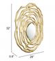 Zuo® Aqua Gold Mirror -3