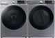 Samsung Platinum Front Load Washer & Electric Dryer Laundry Pair-0