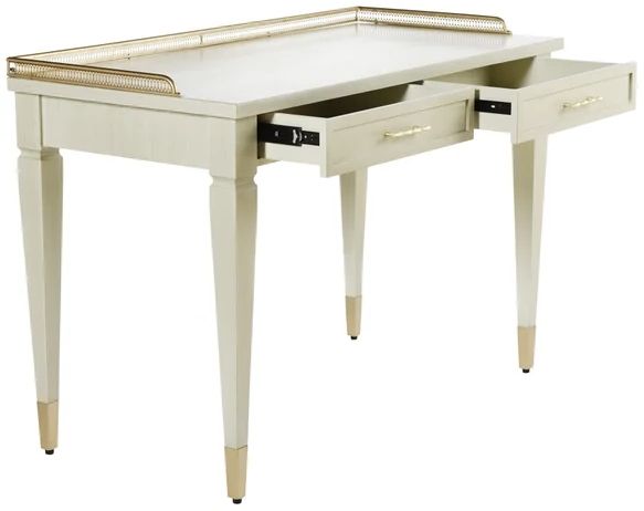 Stylecraft Dann Foley Lifestyle Gloss Linen Desk-1