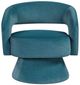 Homelegance® Lavon Dark Teal Swivel Chair-2