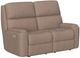 Flexsteel® Customizable Rio Leather Power Reclining Loveseat with Power Headrests-2