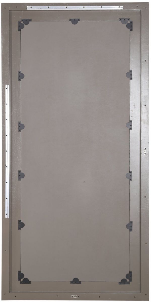 Parker House® Crossings Serengeti Sandblasted Fossil Grey Floor Mirror-2
