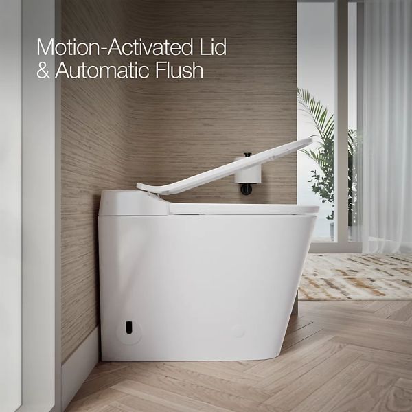 KOHLER® Leap™ Lite White 1-Piece Elongated Toilet, Dual-Flush-4