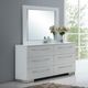 New Classic® Home Furnishings Sapphire White Dresser and Mirror-1