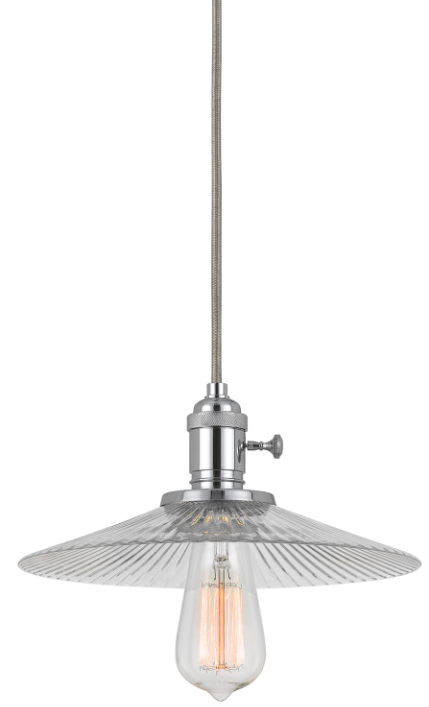 Cal® Lighting & Accessories Uni Pack Clear/Chrome/Oil Rubbed Bronze Pendant-0
