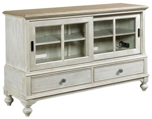 American Drew® Litchfield Ludlow Driftwood/Sunwashed Entertainment Console-0