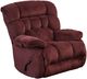 American Wholesale Furniture Daly Cranberry Manual Swivel Recliner-0