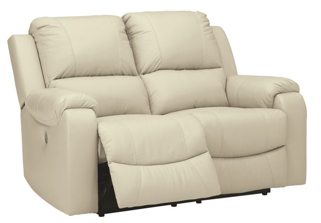 Signature Design by Ashley® Rackingburg 2-Piece Cream Living Room Set with Power Reclining Sofa-2