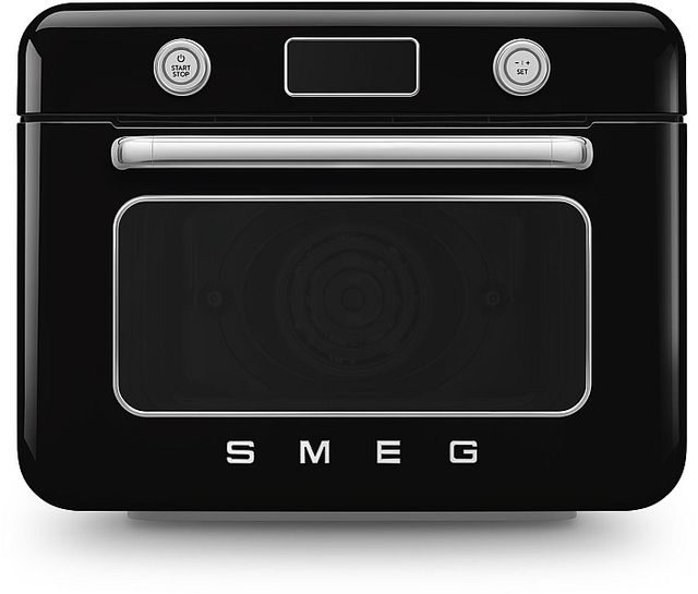 Smeg 50's Style 20" Black Countertop Combi Steam Oven-0