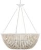 Currey & Company Sandstone/Sugar White Wychwood Chandelier-4