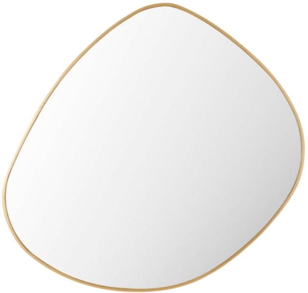Surya Pebble Metallic Gold 36" Accent Mirror-0