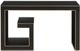 Currey & Company Artemis Caviar Black/Gold Writing Desk-1