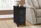 Monarch Specialties Inc. Black Veneer Narrow Side Table-2