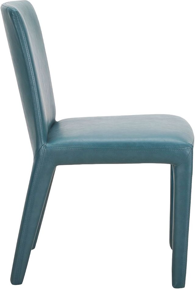 Moe's Home Collection Monte 2-Piece Teal Dining Side Chair Set-2