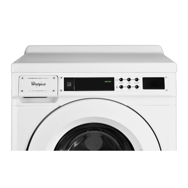 Whirlpool Commercial 3.1 Cu. Ft. Non-Coin Front-Load Washer with Microprocessor Controls - White-1