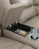Signature Design by Ashley® Narwhal Place 5-Piece Pebble Power Reclining Modular Sectional with Storage Consoles-2