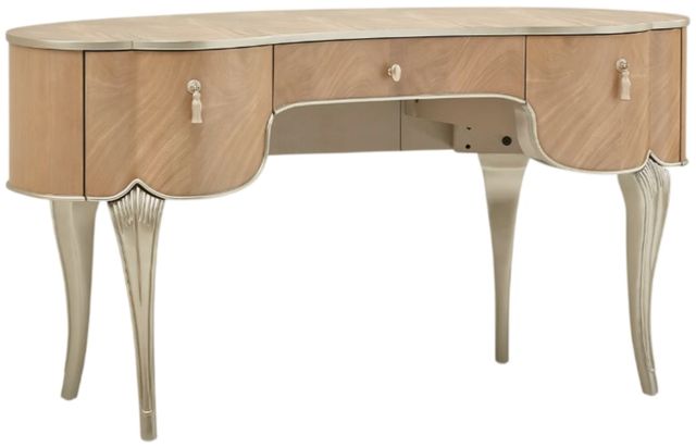 Michael Amini® Villa Cherie Caramel/Chardonnay Vanity Table  -0