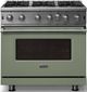 Viking® 5 Series 36" Eucalyptus Pro Style Natural Gas Range-3