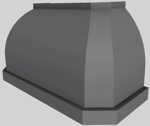 Vent-A-Hood® Designer Series 54" Gunsmoke Wall Mounted Range Hood-1