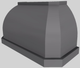 Vent-A-Hood® Designer Series 54" Gunsmoke Wall Mounted Range Hood-1