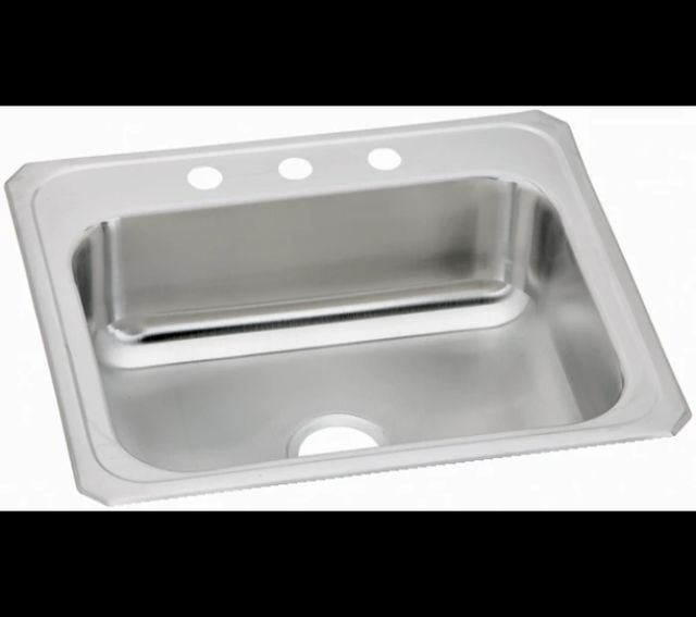 Elkay Celebrity® Brushed Satin 31'' 1-Hole Single Bowl Drop-in Sink-0