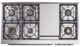 Ilve® Nostalgie II Series 48" Custom RAL Color Pro Style Dual Fuel Range-3