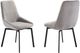 Armen Living Susie 2-Piece Light Grey Dining Chair Set-3