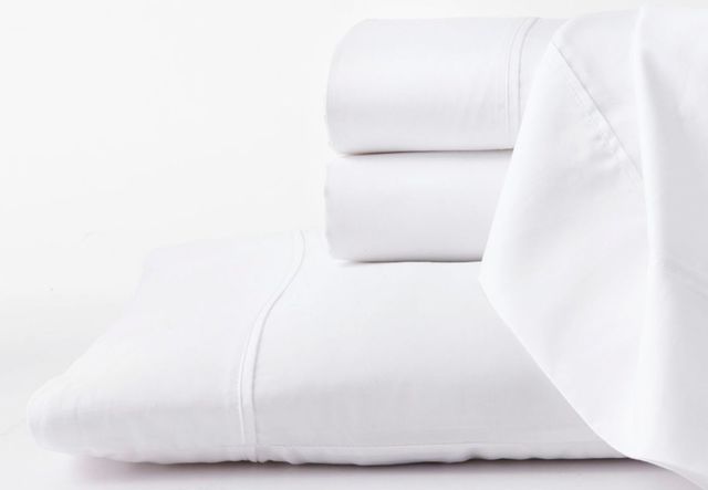 GhostBed® GhostSheets Premium Supima Cotton and Tencel Luxury Soft White Twin Sheet Set-1