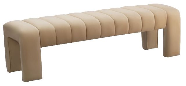 Meridian Furniture Andaz Camel Accent Bench-0
