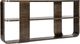 Hooker® Furniture Melange Edmun Dark Wood Sofa Table with Gold Accents-0