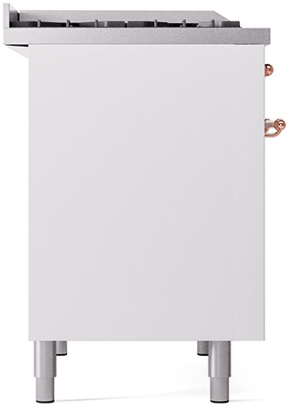 Ilve® Nostalgie II Series 40" White Pro Style Dual Fuel Range-3