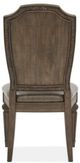 Magnussen Home® Durango Willadeene Brown Dining Side Chair with Upholstered Seat & Back-3