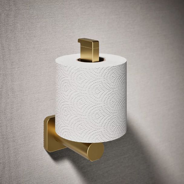 KOHLER® Parallel® Vibrant Brushed Moderne Brass Vertical Toilet Paper Holder-1