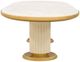 Michael Amini® Scotts Square Light Champagne Oval Dining Table-2