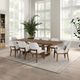 Furniture of America® Mandal 2-Piece Chestnut/White Side Chair-2