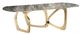 VIG Furniture Modrest Colton Brown/Gold Dining Table-0