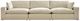 Benchcraft® Elyza 3-Piece Linen Sectional Sofa-0