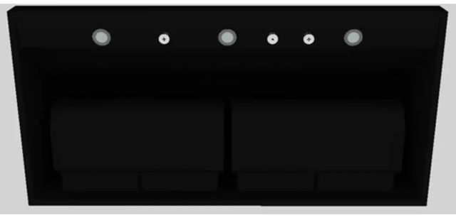 Vent-A-Hood® 48" Black Wall Mounted Range Hood-3