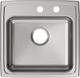 Elkay Lustertone® Classic Lustrous Satin 19-1/2" x 19" x 5" MR2-Hole Single Bowl Drop-In ADA Sink-1