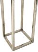 A & B Home Glossy Silver 11" T-Light Holder-1