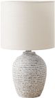 Monarch Specialties Inc. Ivory Ceramic/Ivory Shade Table Lamp -0