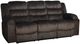 New Classic® Home Furnishings Willow Brown Manual Dual Reclining Sofa-0