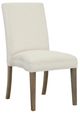 Fairfield® Customizable Entree Dining Straight Short Back Armless Stack Chair with Mica Legs-0