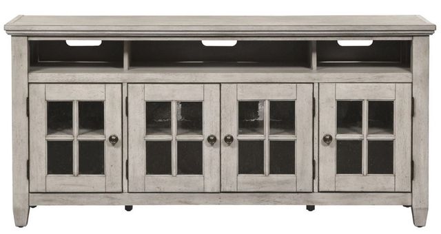 Liberty Furniture Heartland Antique White/Tobacco Entertainment TV Stand-2