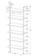 Coaster® Owens Walnut Wall Shelve-3