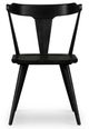 Magnolia Home by Joanna Harrison Black Dining Chair-1
