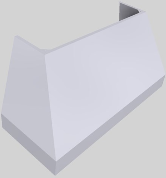 Vent-A-Hood® Designer Series 60" White Wall Mounted Range Hood-1