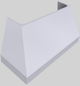 Vent-A-Hood® Designer Series 60" White Wall Mounted Range Hood-4