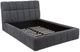 Coaster® Nollet Gray California King Upholstered Platform Panel Bed-1